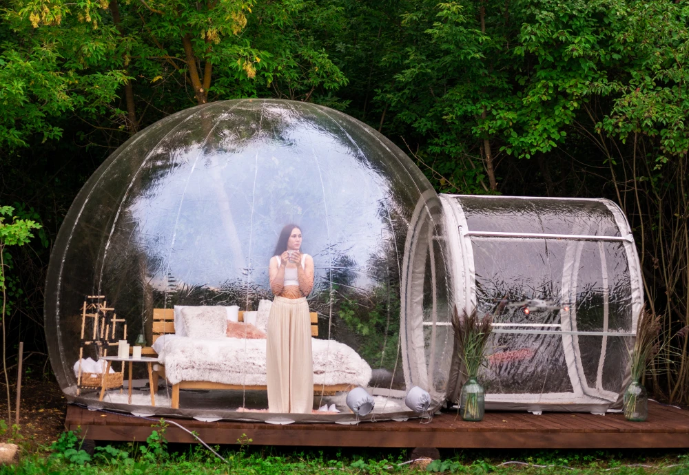 transparent tent